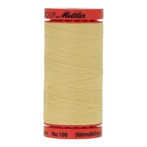 Mettler Metrosene 100, #1412 LEMON FROST 500m Corespun Polyester Thread