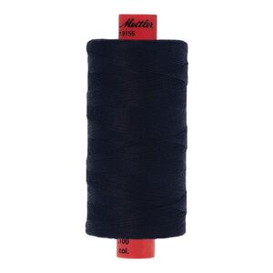 Mettler Metrosene 100, #0821 DARKEST BLUE 1000m Corespun Polyester Thread