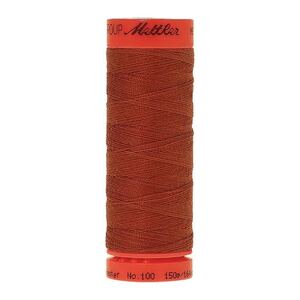 Mettler Metrosene 100, #1054 BRICK RED 150m Corespun Polyester Thread