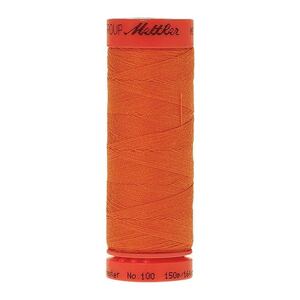 Mettler Metrosene 100, #1335 TANGERINE 150m Corespun Polyester Thread