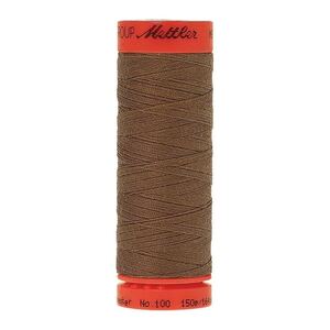 Mettler Metrosene 100, #1424 PECAN 150m Corespun Polyester Thread