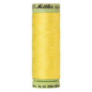 Mettler Silk-finish Cotton 60, #3507 LEMON ZEST Thread 200m