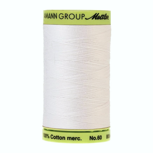 Mettler Silk-finish Cotton 60, #2000 WHITE Thread 800m