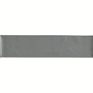 METAL GREY 36mm (Folded) Woven Edge Satin Blanket Binding By The Metre