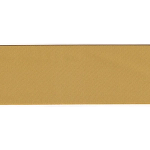 OLD GOLD 50mm (Folded) Woven Edge Satin Blanket Binding By The Metre