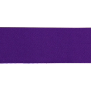 PURPLE 50mm (Folded) Woven Edge Satin Blanket Binding By The Metre