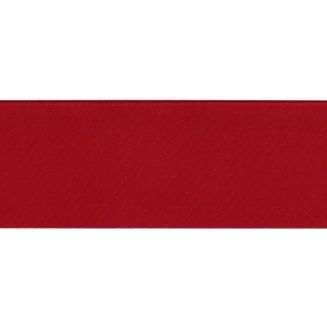 RED 50mm (Folded) Woven Edge Satin Blanket Binding By The Metre