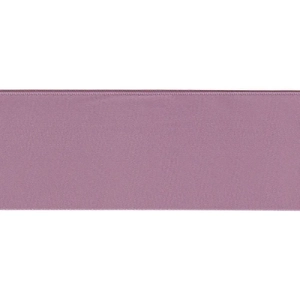 ROSY MAUVE 50mm (Folded) Woven Edge Satin Blanket Binding By The Metre