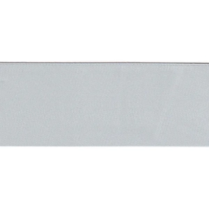 SHELL GREY 50mm (Folded) Woven Edge Satin Blanket Binding By The Metre