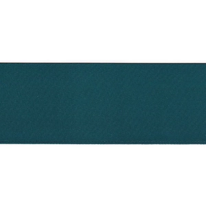 TEAL 50mm (Folded) Woven Edge Satin Blanket Binding By The Metre