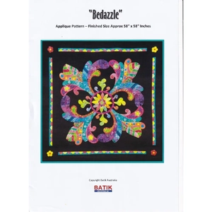 Batik Australia Applique Pattern, BEDAZZLE, (Pattern / instructions only, no fabric)