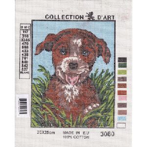 PUPPY Tapestry Design Printed On Canvas #3080