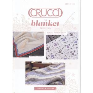 Blanket Collection Crucci Knitting Pattern 1862 for Chunky Yarns