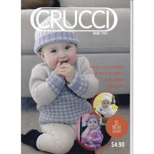 Crucci Knitting Pattern BOOK 1705, 25 New Designs for Baby