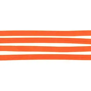 Cotton Bias Binding, 12mm Single Folded, Per Metre ORANGE