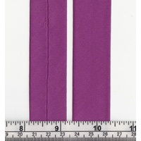 Cotton Bias Binding, 25mm Single Folded, FUCHSIA Per 20 Metre ROLL