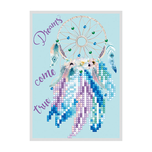 Diamond Dotz Diamond Embroidery Facet Art Greeting Card Kit-Love Balloons