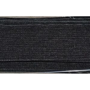 BLACK 32mm Heavy Woven High Density Non-Roll Elastic, Priced Per Metre