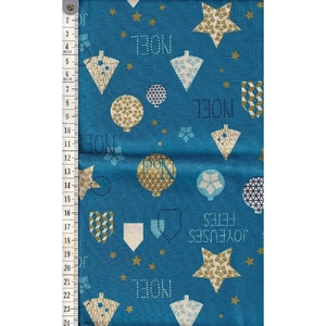 Fat Quarter 33, Approx 50cm x 52cm, Cotton Print Fabric as per Image