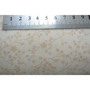 Triple S Flutter Quilt Backing Fabric, 100% Cotton, 280cm Wide Per Metre, CREAM