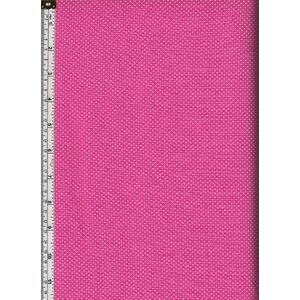 Sew Easy Cotton Fabric, Micro Dots HOT PINK, 110cm Wide, per Metre