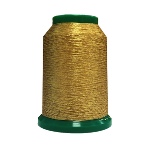 Amann Isamet 0500 Metallic Bright Gold Metallic Thread, 1000m Cone