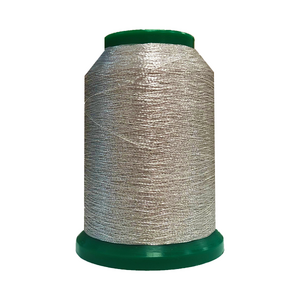 Amann Isamet 0501 Metallic Pale Silver Metallic Thread, 5000m Cone