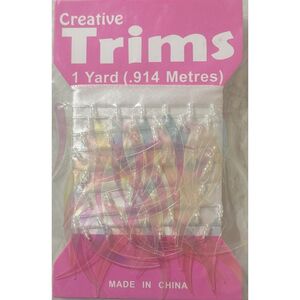 Creative Trims IRIDESCENT Tooth Shape Drop, 1 Yard Pack (Final Stock)