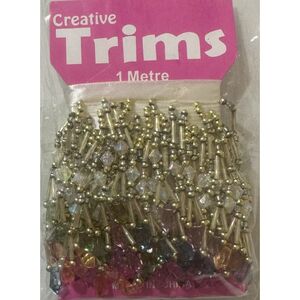 Creative Trims MULTI VARIEGATED Drop, 1 Metre Pack (Final Stock)