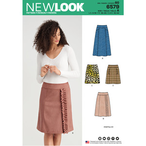 New Look Sewing Pattern 6579 Misses&#39; Skirts