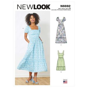 New Look Sewing Pattern N6692 Misses’ Dresses