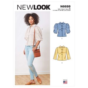New Look Sewing Pattern N6698 Misses’ Tops