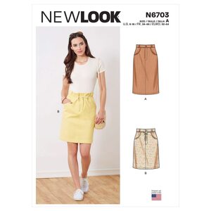 New Look Sewing Pattern N6703 Misses’ Skirts
