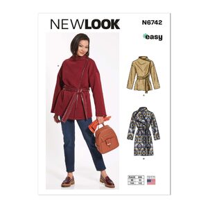 New Look Sewing Pattern N6742 Misses’ Jacket and Coat