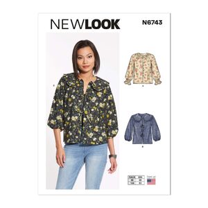 New Look Sewing Pattern N6743 Misses’ Tops