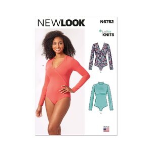 New Look Sewing Pattern N6752 Misses’ Knit Bodysuits