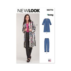 New Look Sewing Pattern N6770 Misses’ Jacket and Trousers