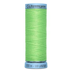 Gutermann Silk Thread #153 LIGHT LIME GREEN, 100m Spool (S303)