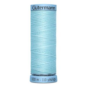 Gutermann Silk Thread #195 PALE BLUE, 100m Spool (S303)