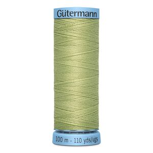 Gutermann Silk Thread #282 PALE KHAKI GREEN, 100m Spool (S303)
