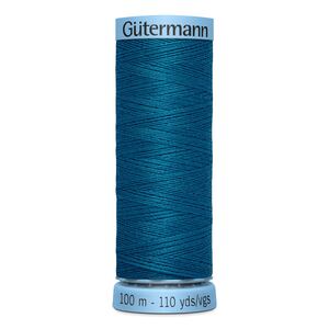 Gutermann Silk Thread #483 MEDIUM TURQUOISE, 100m Spool (S303)