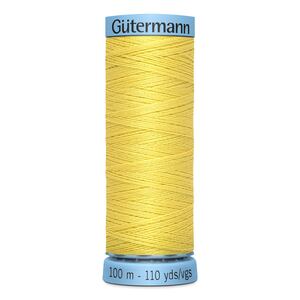 Gutermann Silk Thread #580 YELLOW, 100m Spool (S303)
