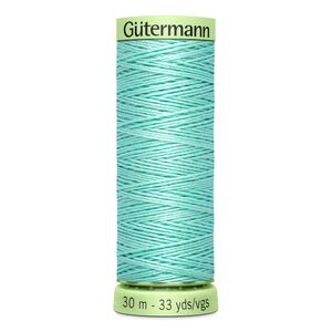 Gutermann Top Stitch Thread #234 CELESTE GREEN 30m Spool High Lustre, Bold Sewing