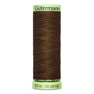 Gutermann Top Stitch Thread #280 BROWN 30m Spool High Lustre, Bold Sewing