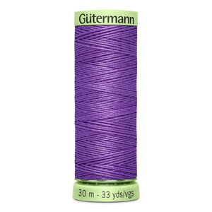 Gutermann Top Stitch Thread #391 DUSKY LILAC 30m Spool High Lustre, Bold Sewing