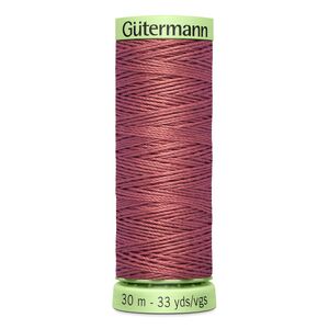 Gutermann Top Stitch Thread #474 DUSKY ROSE 30m Spool High Lustre, Bold Sewing