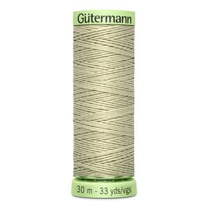 Gutermann Top Stitch Thread #503 GRASSLAND BEIGE 30m Spool High Lustre, Bold Sewing