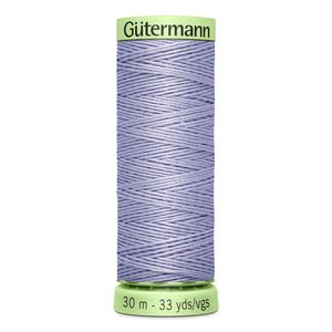 Gutermann Top Stitch Thread #656 DUSKY LILAC 30m Spool High Lustre, Bold Sewing