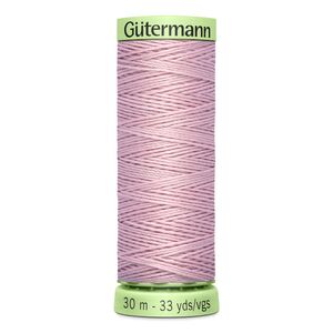 Gutermann Top Stitch Thread #662 ULTRA LIGHT SHELL PINK 30m Spool High Lustre, Bold Sewing