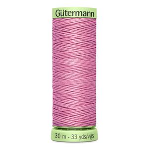 Gutermann Top Stitch Thread #663 LIGHT ROSE PINK 30m Spool High Lustre, Bold Sewing